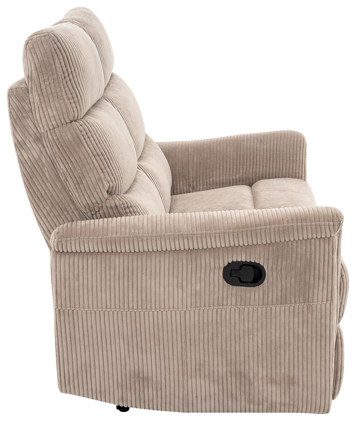 Dvosed Xeno, Dvetlo Rjava - svetlo rjava/črna, Design, kovina/umetna masa (131/108/89cm) - Livetastic