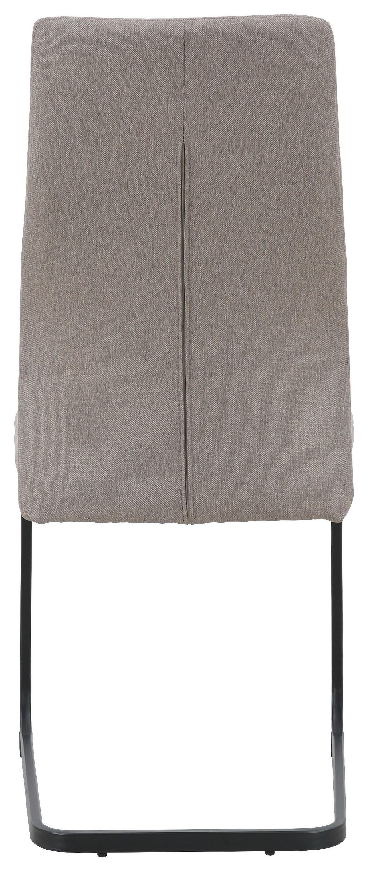 Stolica Erika - smeđa/crna, Basics, metal/tekstil (44/99/59cm) - Modern Living