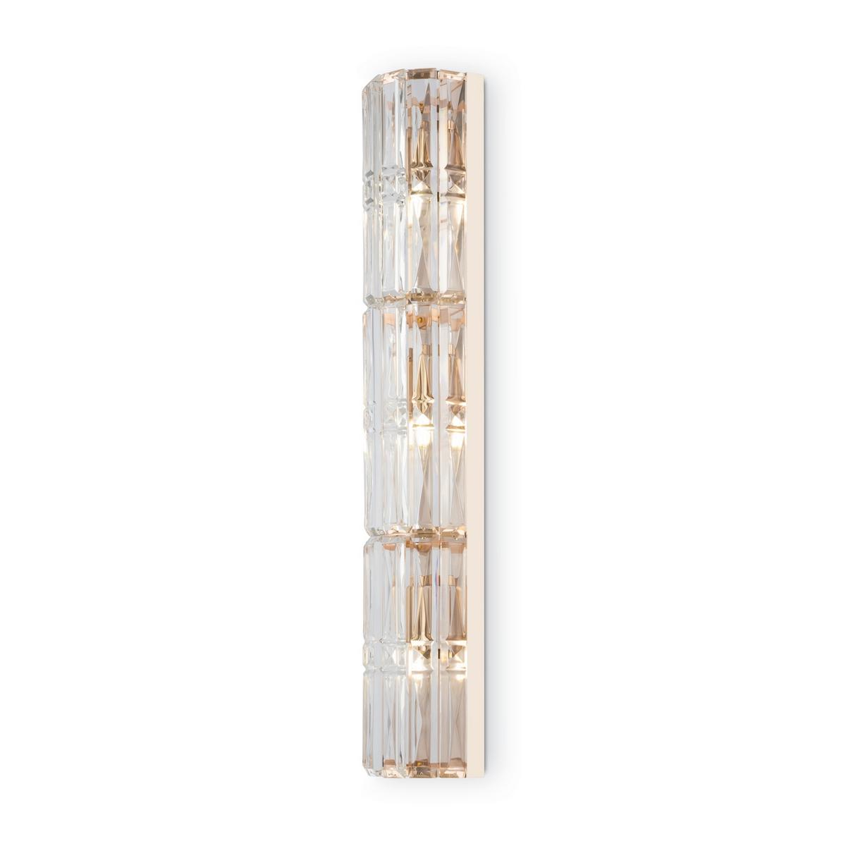 Wandleuchte Facet Goldfarben max. 60 Watt - Transparent/Goldfarben, Trend, Glas/Metall (13/10/75,2cm) - MAYTONI
