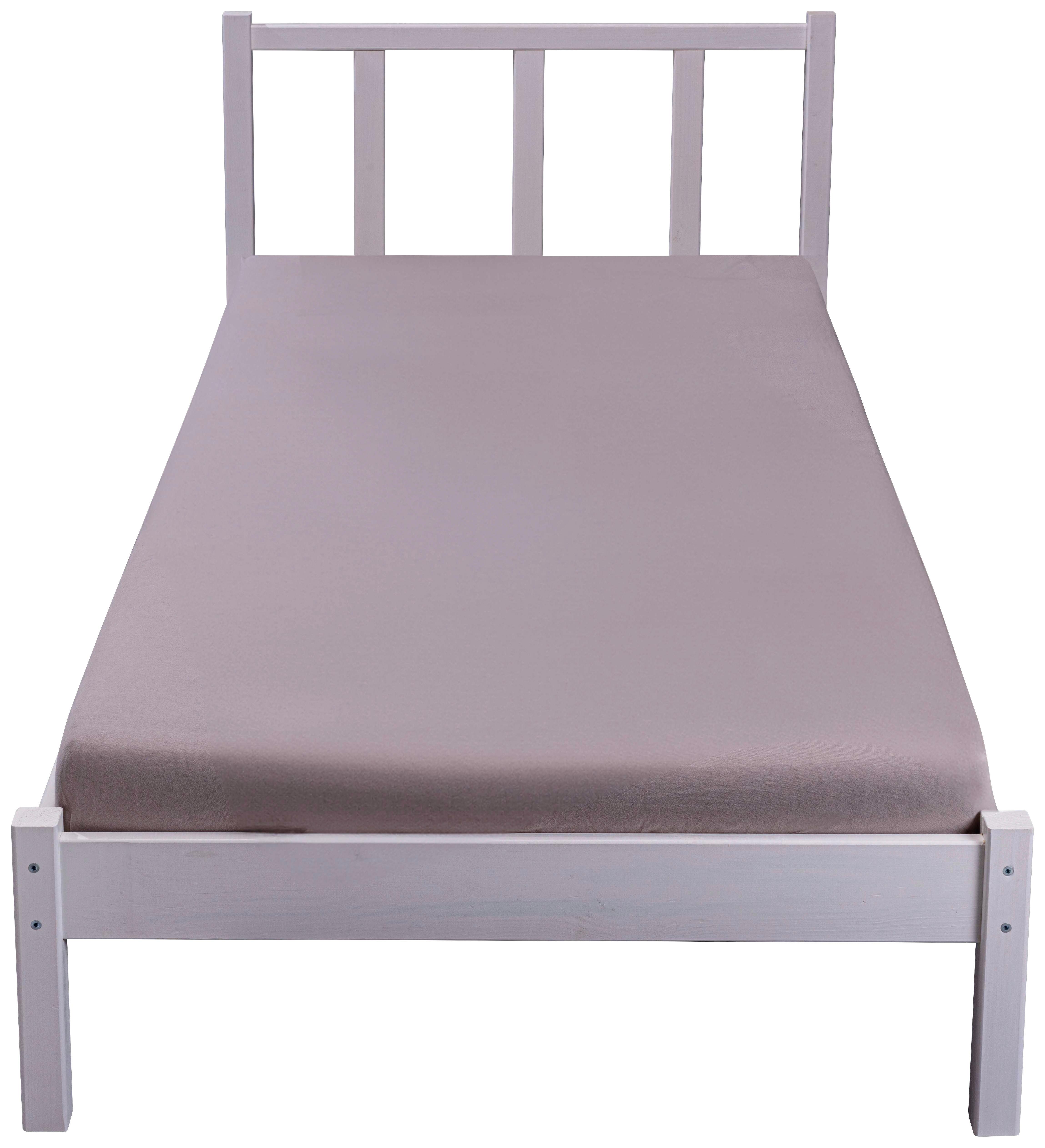 Bett Fredy ca. 90x200 cm Weiß - Weiß, MODERN, Holz (90/200cm) - MID.YOU