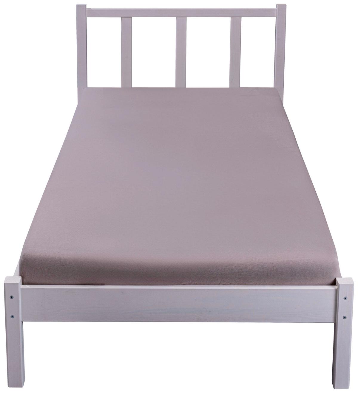 Bett Fredy ca. 90x200 cm Weiß - Weiß, MODERN, Holz (90/200cm) - MID.YOU