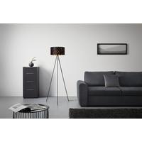 Stehleuchte Evelyn max. 40 Watt - Schwarz, LIFESTYLE, Metall (149cm) - Mömax