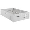 LIT DE RANGEMENT NOAH - blanc, KONVENTIONELL, matériau en bois (140/200cm) - Mömax
