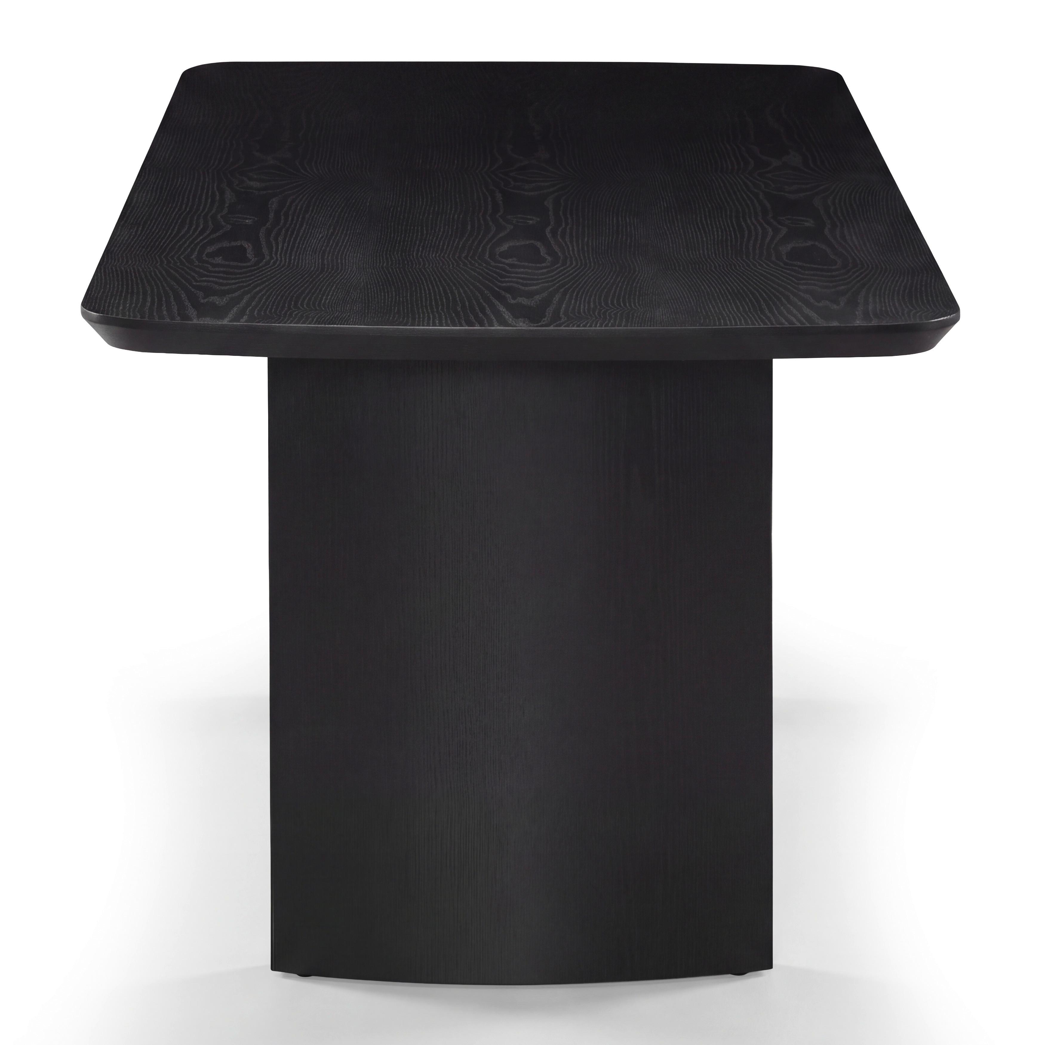 MATBORD CHARLIE - svart, Modern, trämaterial/trä (200/76/100cm) - Bessagi Home