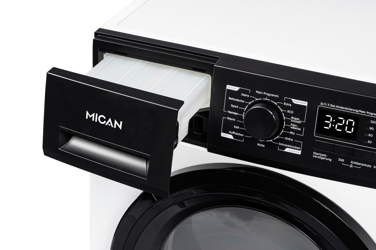 Wärmepumpentrockner WPTL85LDWBA - Weiß, Basics, Kunststoff/Metall (60/85/60cm) - Mican