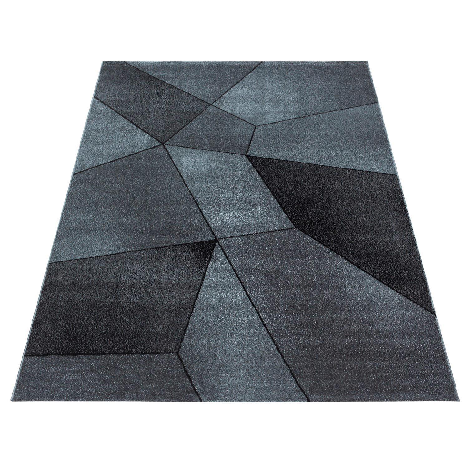 Webteppich Beta Grau ca. 200x290cm - Grau, Basics, Textil (200/290cm) - Novel