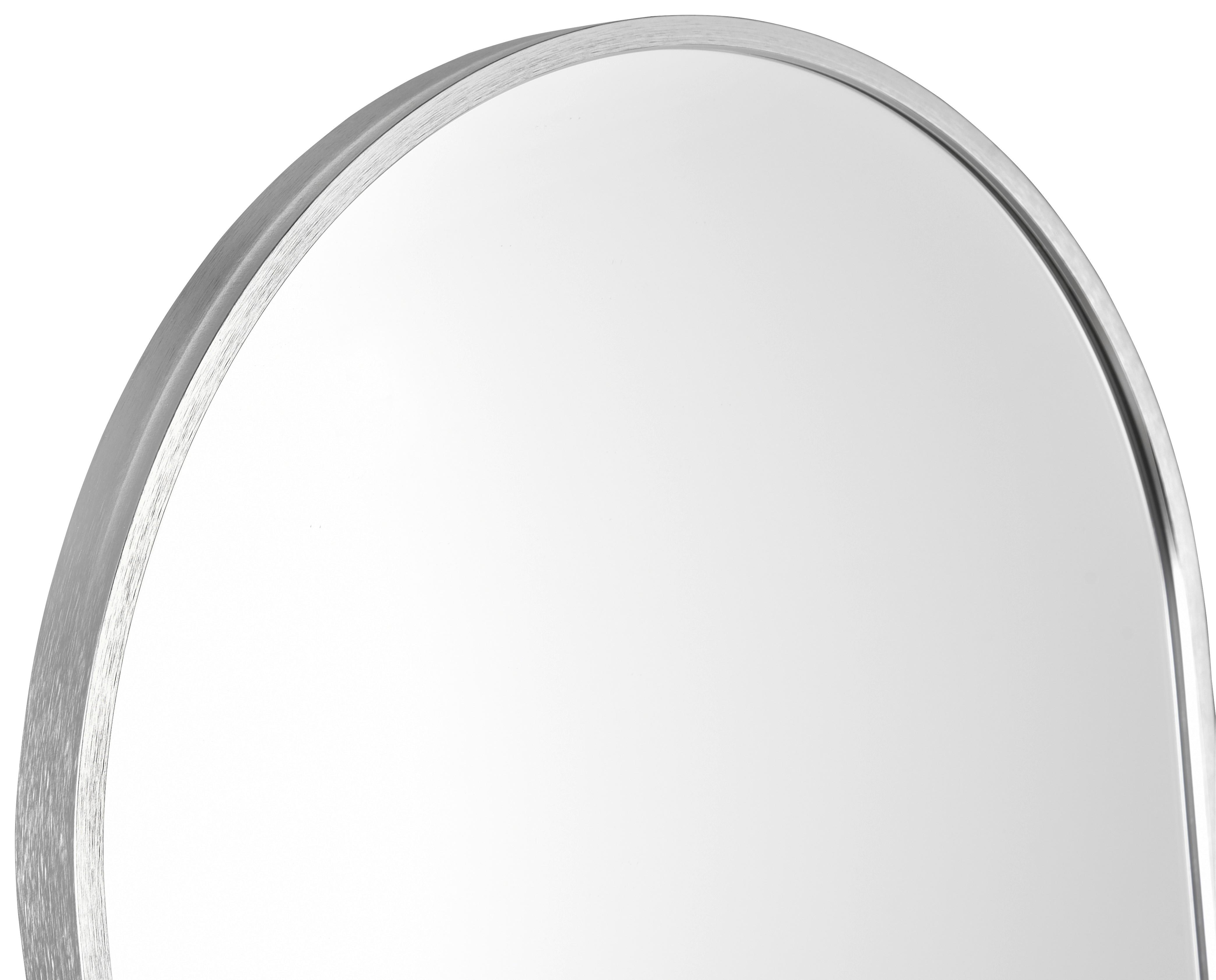 Álló Tükör Britt - ezüst, Modern, Üveg/fém (40/160cm) - Mömax