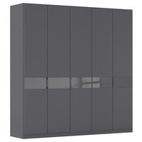 Ormar S Klasičnim Vratima Versity - siva, Trend, drvni materijal/metal (226/229/54cm) - Premium Living