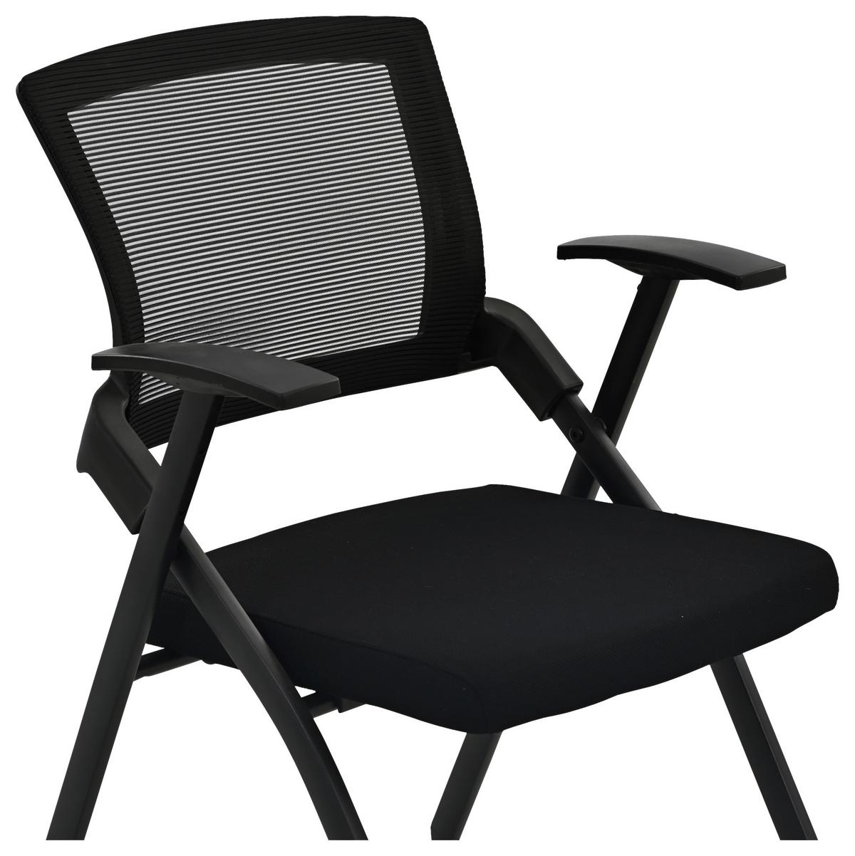 Konferenčni Stol Milan, Črna - črna, Trend, umetna masa/tekstil (59/86/59cm)
