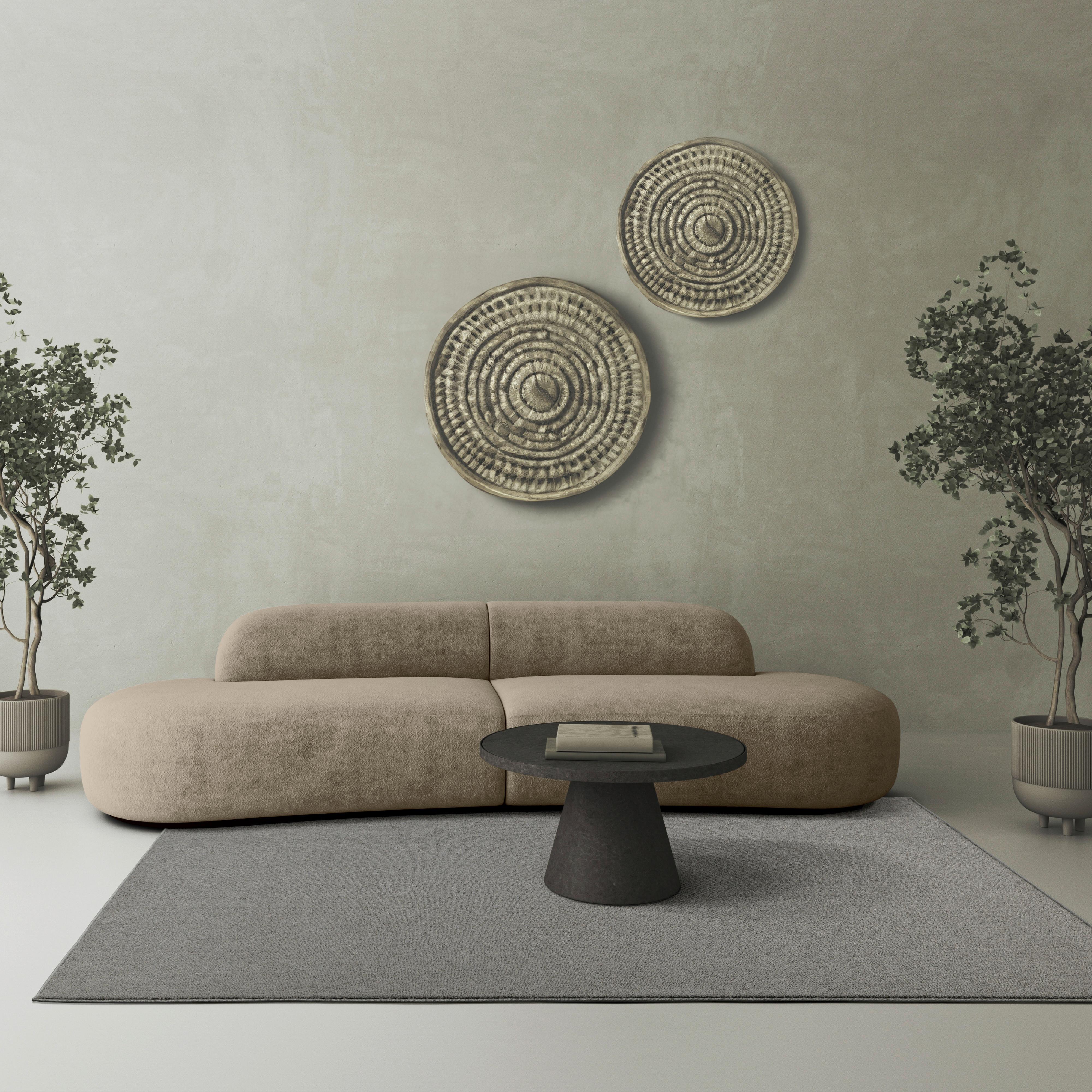 VÄVD MATTA SUSI - BASED - grå, Klassisk, textil (100/150cm) - Based