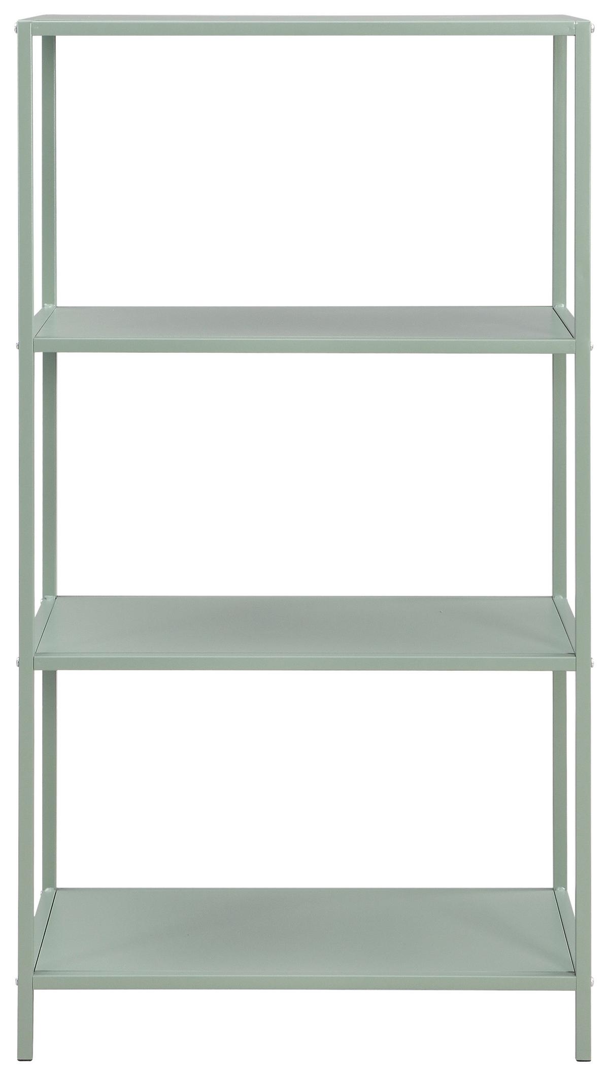 Regal Havanna Grün - Grün, MODERN, Holzwerkstoff/Metall (60/113/33cm) - Mömax
