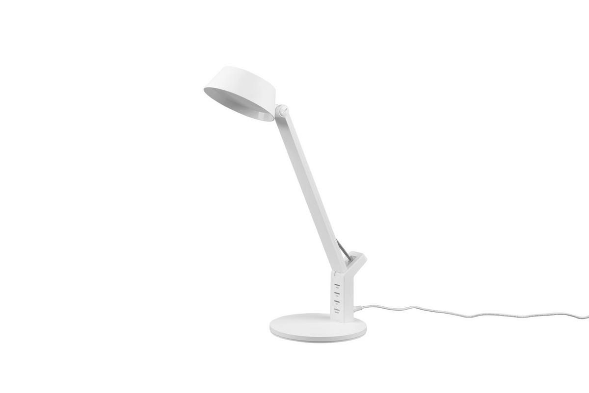 LED-Schreibtisch Ava Weiß max. 5 Watt - Weiß, Basics, Kunststoff (40,4/17,1/30,5cm) - Trio Leuchten