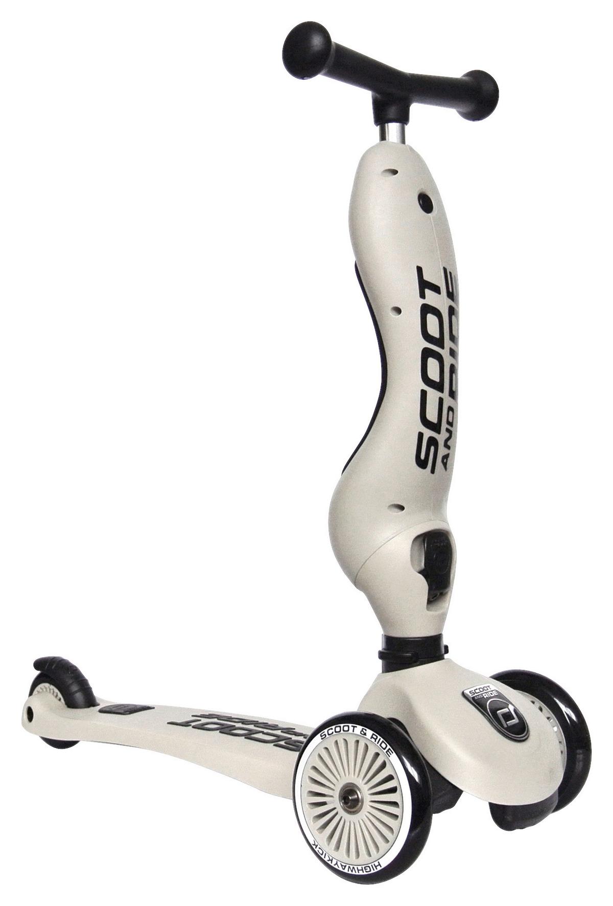 HULAJNOGA DLA DZIECI HIGHWAYKICK 1 - jasnoszary, Trend, tworzywo sztuczne/metal (24/37/55cm) - Scoot and Ride