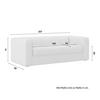 BÄDDSOFFA MIRANDA - beige/svart, Modern, metall/trämaterial (207/71/98cm) - Bessagi Home