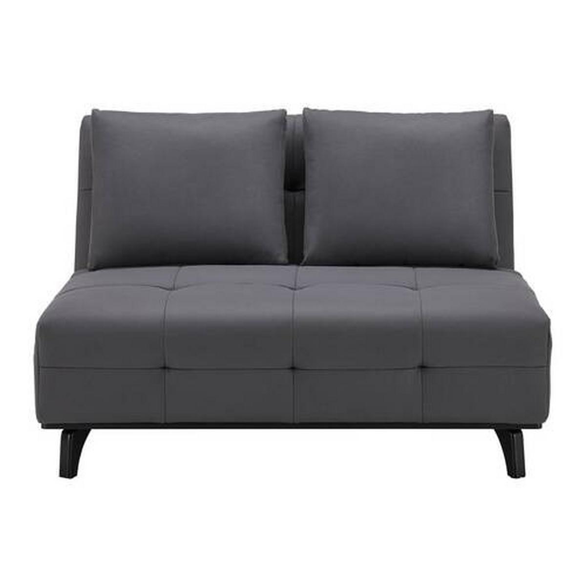 Canapea extensibilă RICA - gri, Modern, lemn/textil (121/83/93cm) - Bessagi Home