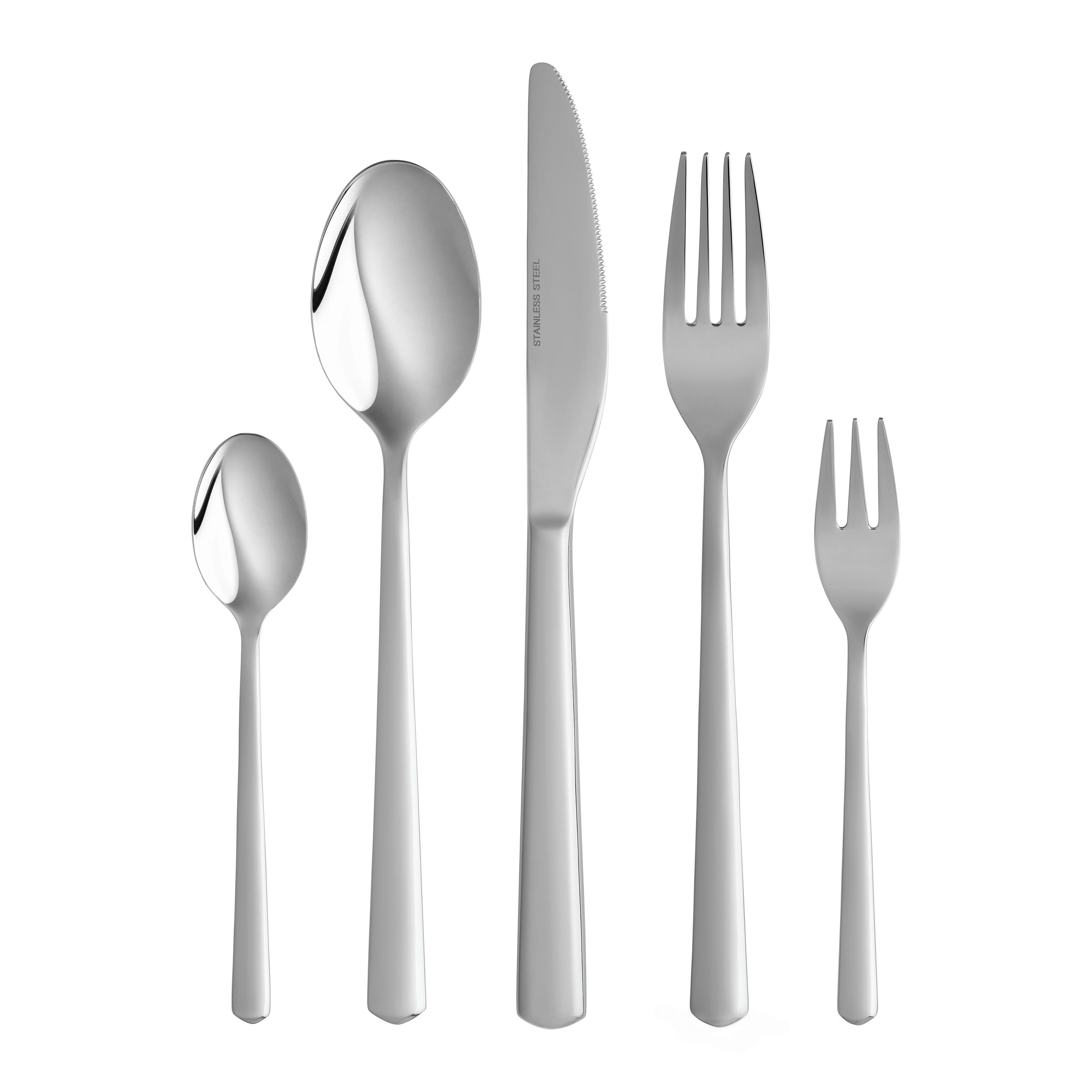 BESTECKSET PICARD - Edelstahlfarben, KONVENTIONELL, Metall - Mömax