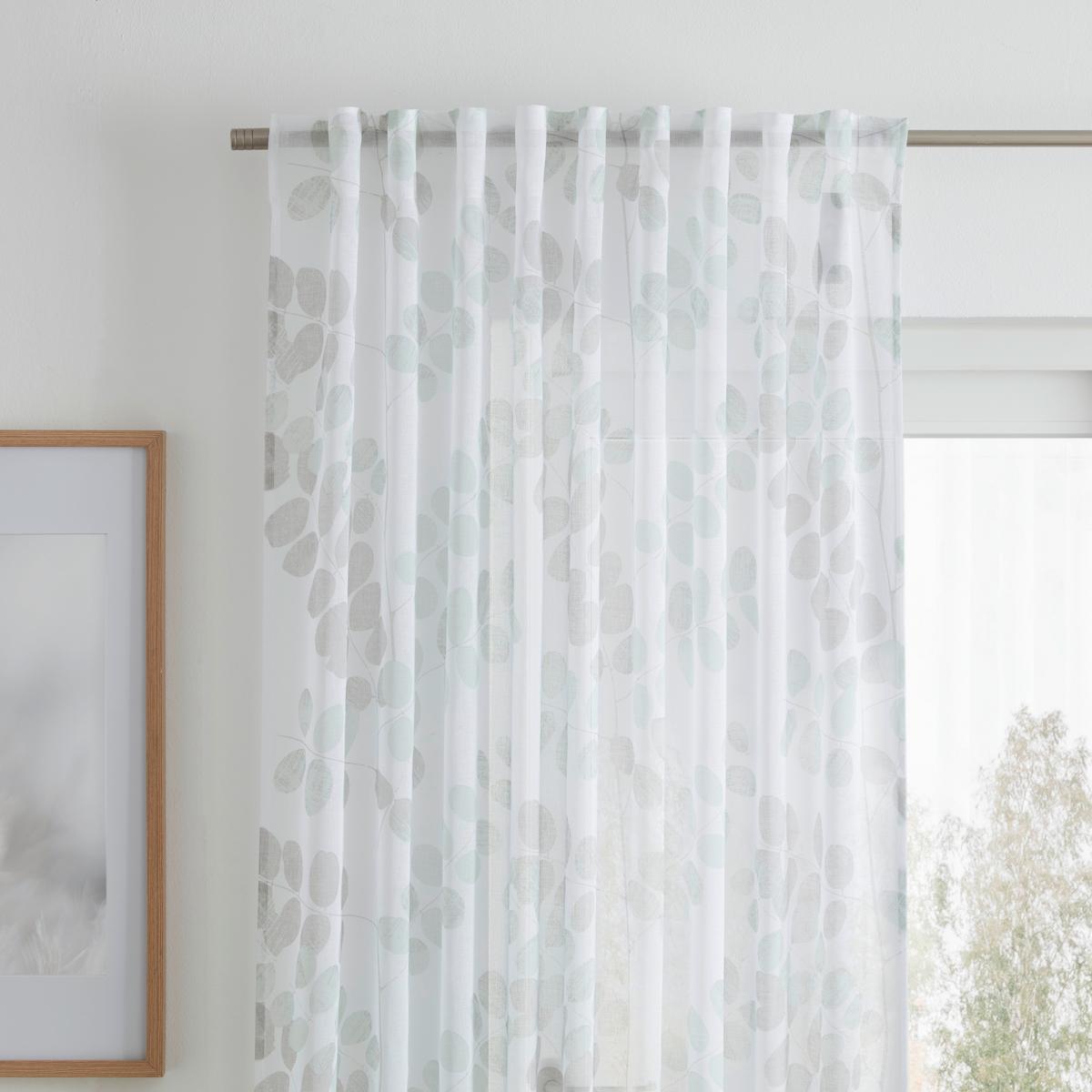 Končana Zavesa Endless - zelena, Konvencionalno, tekstil (140/245cm) - Modern Living