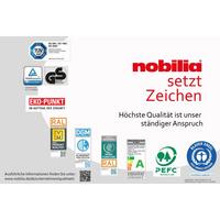Küchenblock Flash Low m. Geräten Schieferfarben - Schieferfarben/Edelstahlfarben, MODERN, Holzwerkstoff/Metall (270cm) - Nobilia