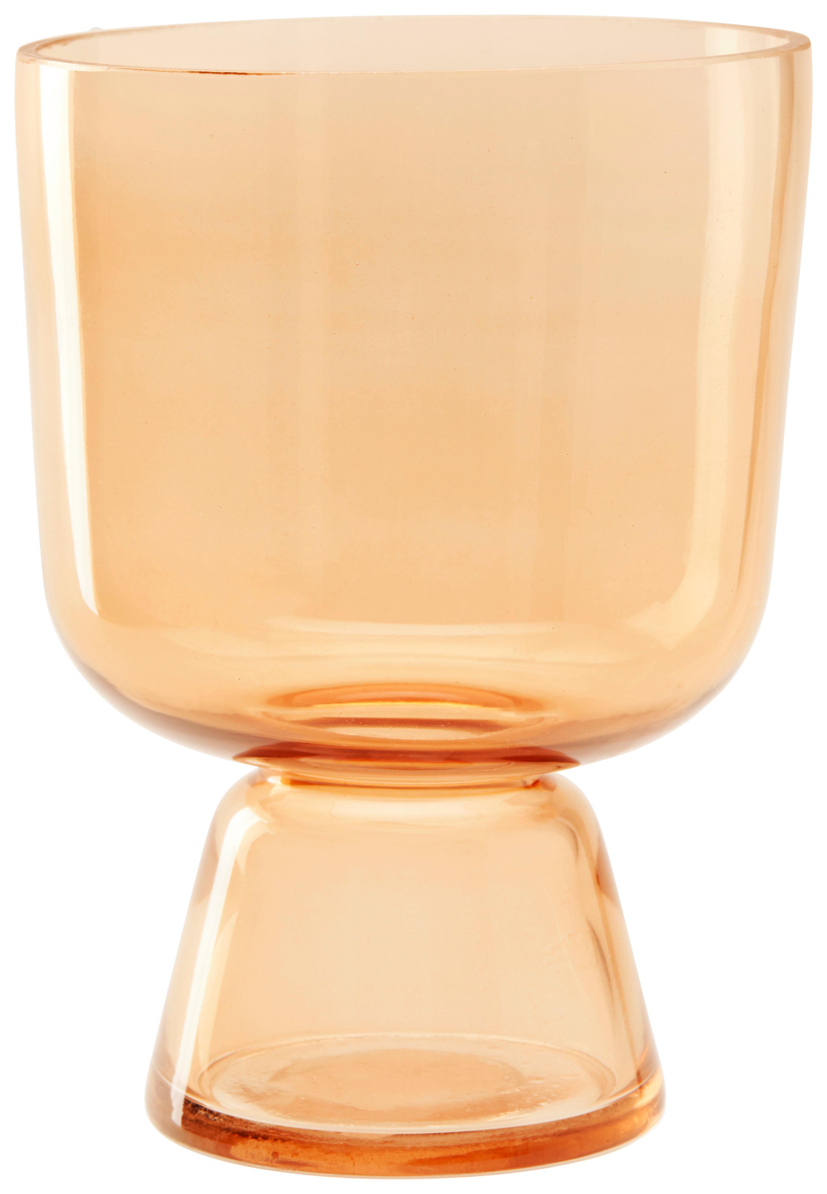 Vase Sienna in Braun - Braun, Glas (15,5/21cm) - Modern Living