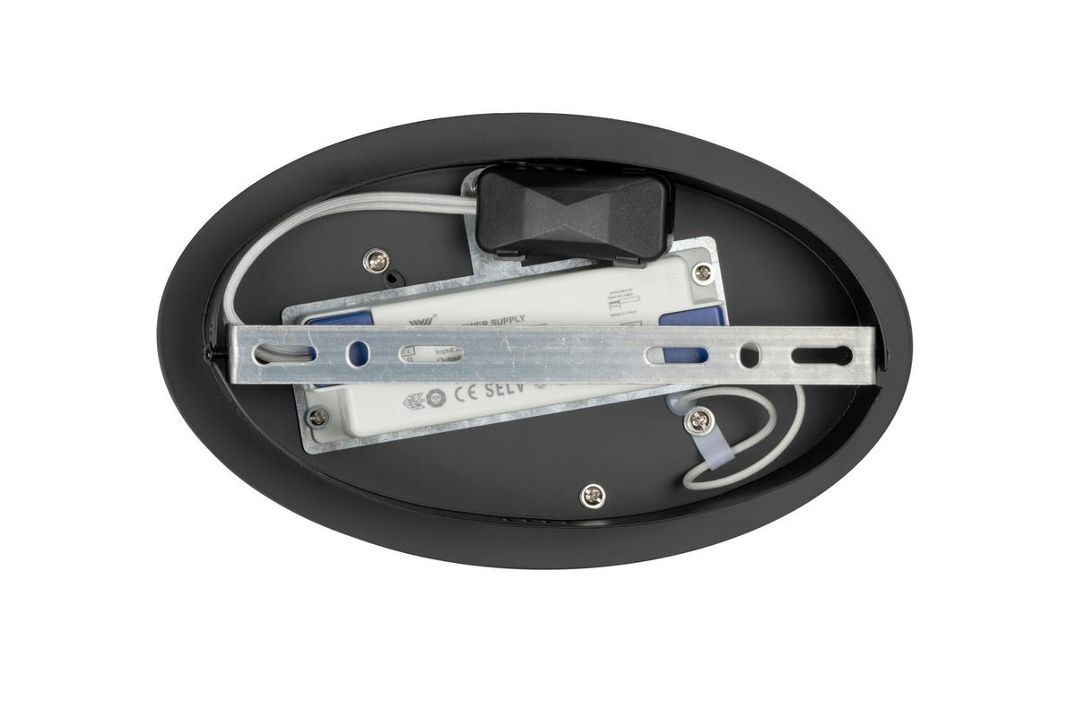LAMPA SUFITOWA LED MATAR *SBN* - czarny, Design, tworzywo sztuczne/metal (88cm) - Novel