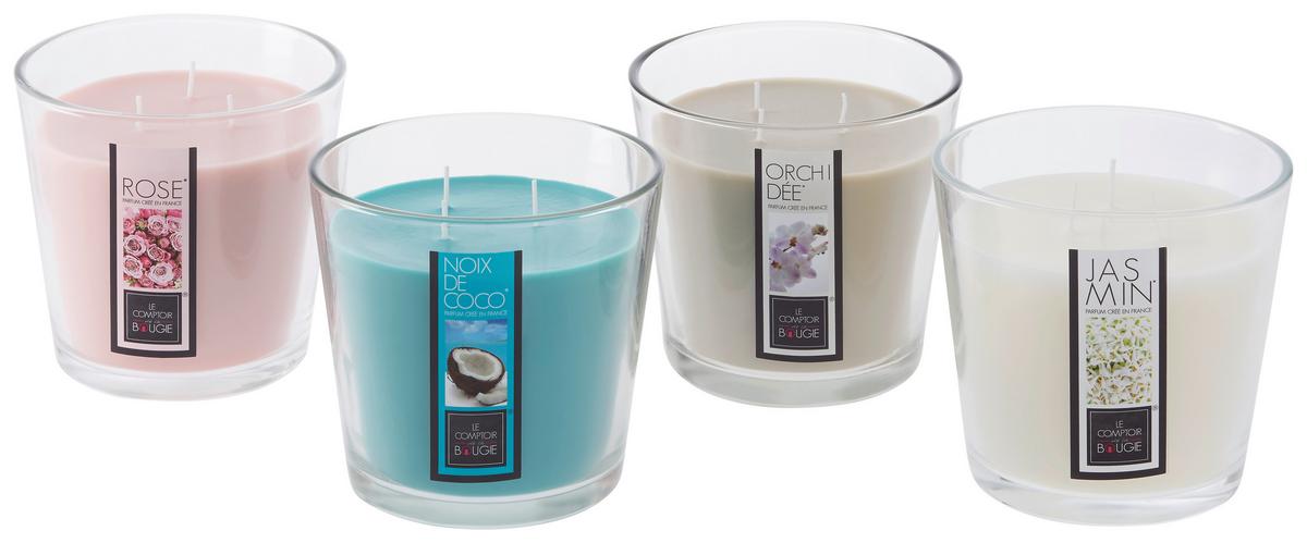 Gyertya Üvegben Lisa - bézs/krémszínű, üveg (12,5/13,5cm) - Modern Living