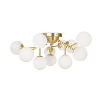 Deckenleuchte Dallas Messingfarben max. 28 Watt - Messingfarben, Trend, Glas/Metall (60/20/60cm) - MAYTONI