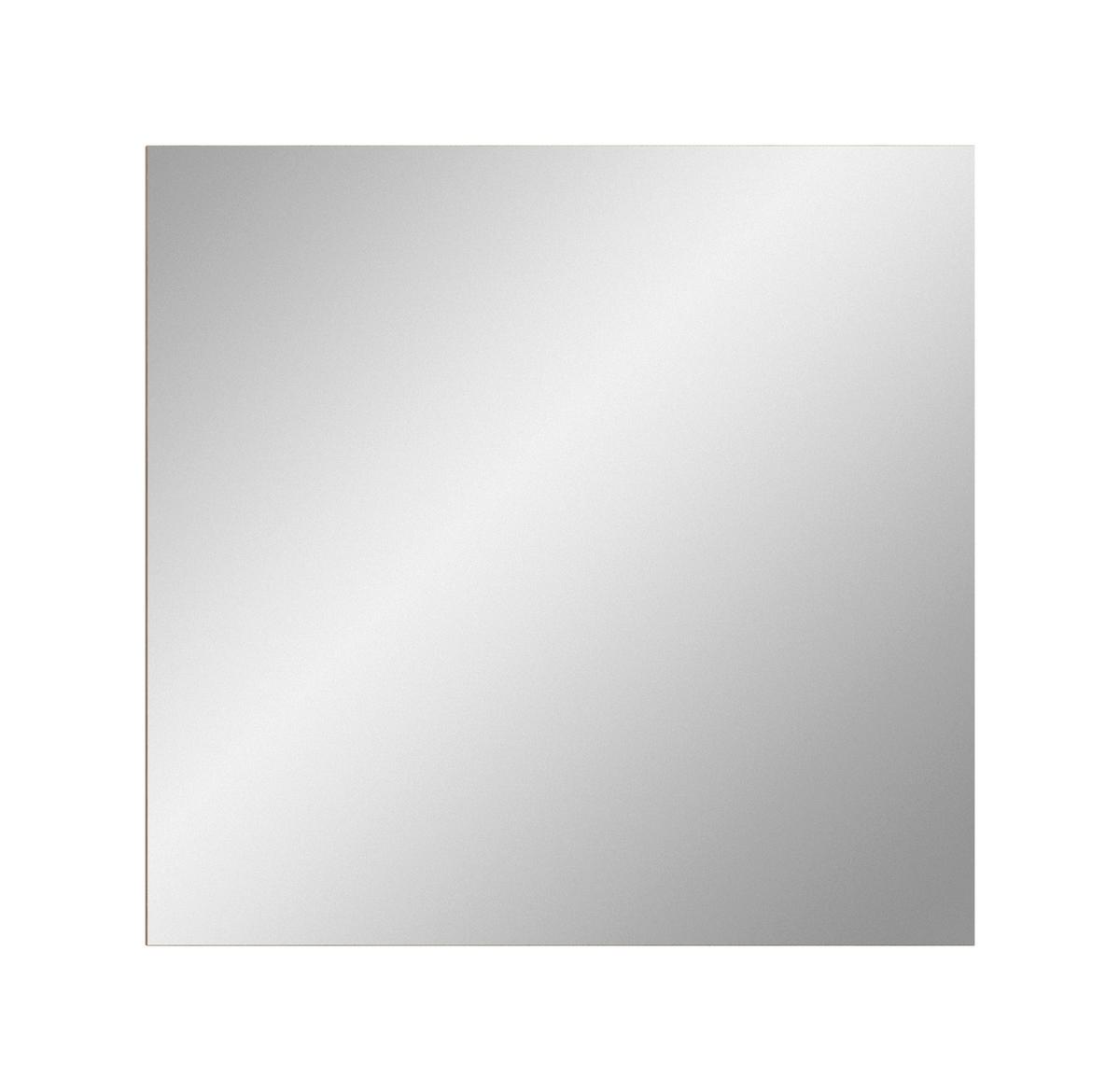 Wandspiegel Eiche dunkel - Eiche dunkel, Design, Holzwerkstoff (90/87/2cm) - Livetastic
