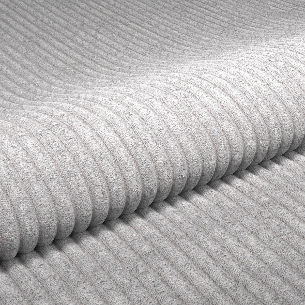 Kutna Garnitura Cloud - svijetlo siva, Trend, tekstil (290/178cm) - Modern Living