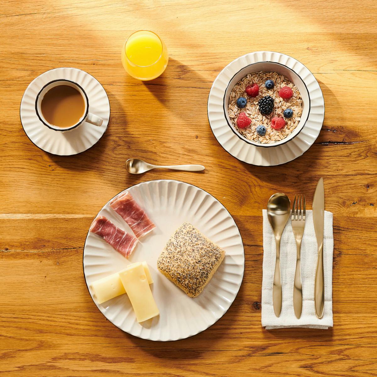 KAFFEESERVICE OSITA - Hellbraun, Basics, Keramik - Mäser