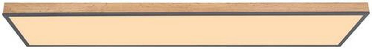 Led Svjetiljka Stropna 416080wd5 Doro - boje grafita/opalna, Basics, metal/plastika (120/30/6,5cm) - Globo
