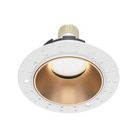DECKENLEUCHTE SHARE - Weiss/Goldfarben, Trend, Metall (10.2/10,2/3,7cm) - MAYTONI