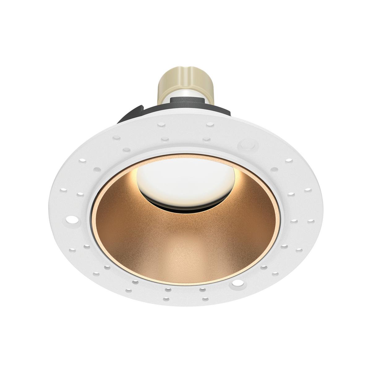 DECKENLEUCHTE SHARE - Weiss/Goldfarben, Trend, Metall (10.2/10,2/3,7cm) - MAYTONI