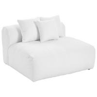 Modul Sofaelement Bloom Weiß - Weiß, Trend, Textil (85/70/122cm) - Livetastic