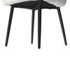 STOL MED ARMSTÖD ALANI - svart/cremefärgad, Modern, metall/textil (60/82,5/58cm) - Bessagi Home