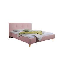 Polsterbett Slade Rosa ca. 160x200 cm - Rosa/Naturfarben, MODERN, Holz/Textil (160/200cm) - Livetastic