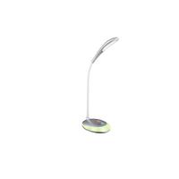 LED-Tischleuchte S58265 in Silber max. 3 Watt - Silberfarben, Design, Kunststoff (30/11/48cm) - Globo