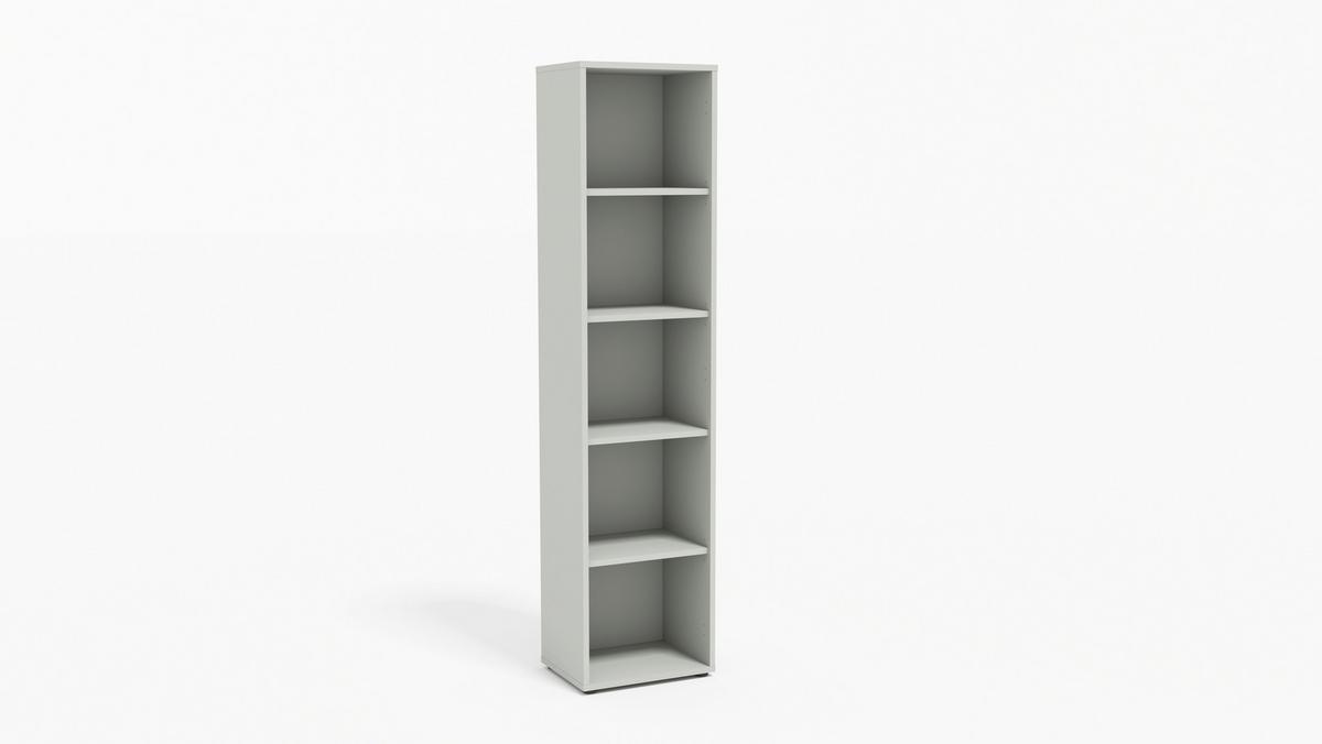 AKTENSCHRANK OFFICE EDITION - SW SET 4 - Anthrazit/Hellgrau, MODERN, Holzwerkstoff (128,5/185,6/33cm) - MID.YOU
