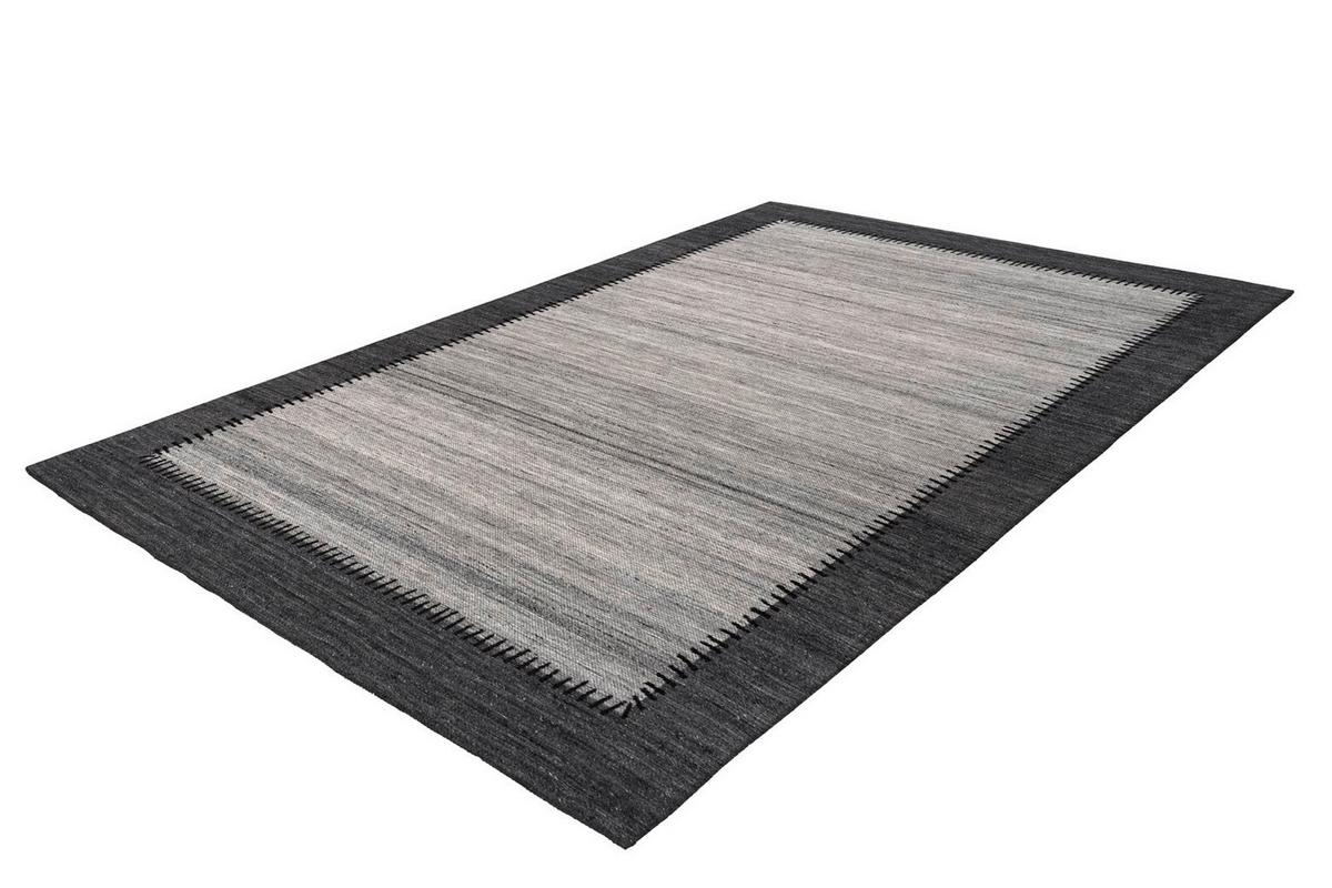 FLACHWEBETEPPICH PHOENIX 310 GRAU / ANTHRAZIT - Anthrazit/Grau, Konventionell, Textil (120/170cm) - Kayoom