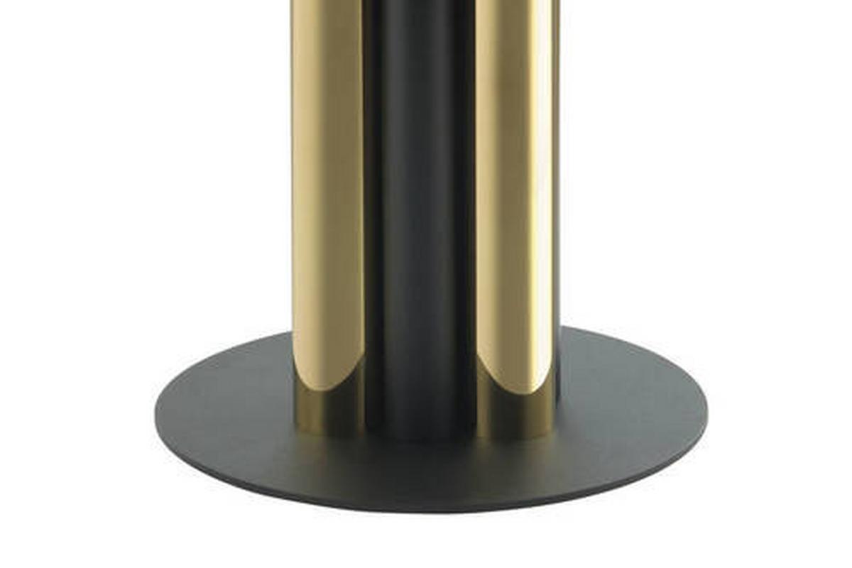 BEISTELLTISCH ZOMOU-GLD - Goldfarben, Modern, Glas/Metall (46/46/52cm) - Kayoom