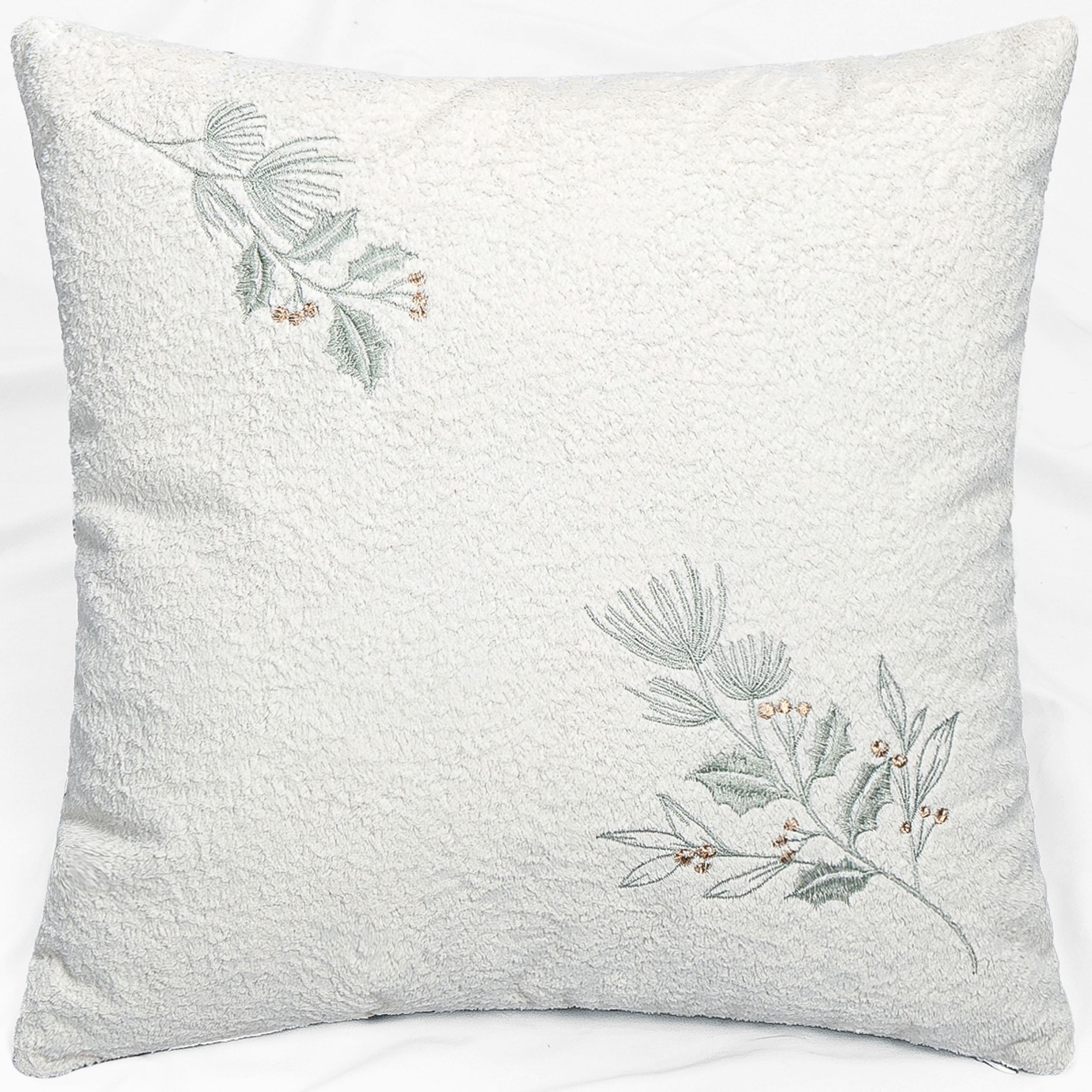 Díszpárna Jolly 45/45 - mentazöld/fehér, textil (45/45cm) - Mömax
