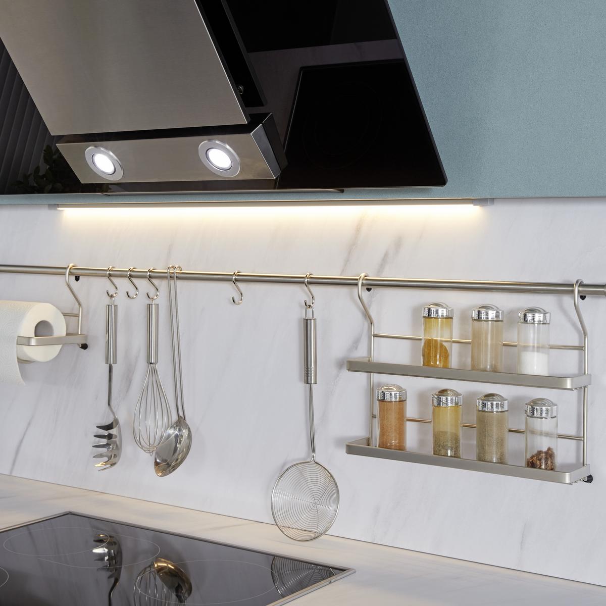 Eckküche Laser in Schwarzbeton NB - Schieferfarben/Schwarz, MODERN, Holzwerkstoff (288/228cm) - Nobilia