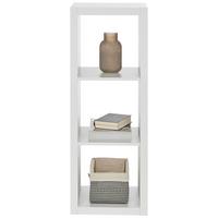 Térelválasztó 1x3 Fehér Style - fehér, Konventionell, faalapú anyag (42/112/38cm) - Mömax