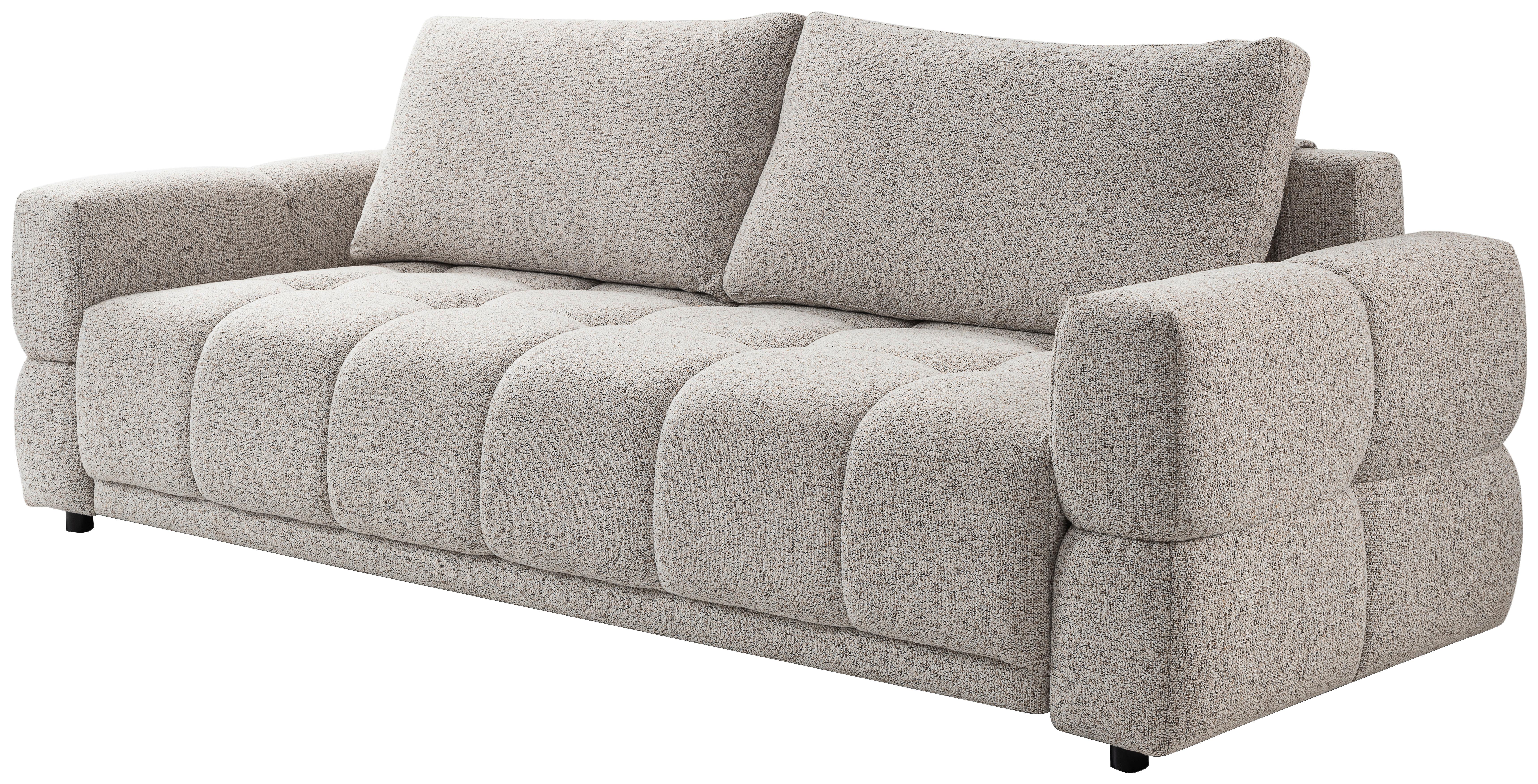 Trosjed Na Razvlačenje Dante - crna/sivo-bež, Moderno, tekstil/plastika (241/72-88/101cm) - Modern Living