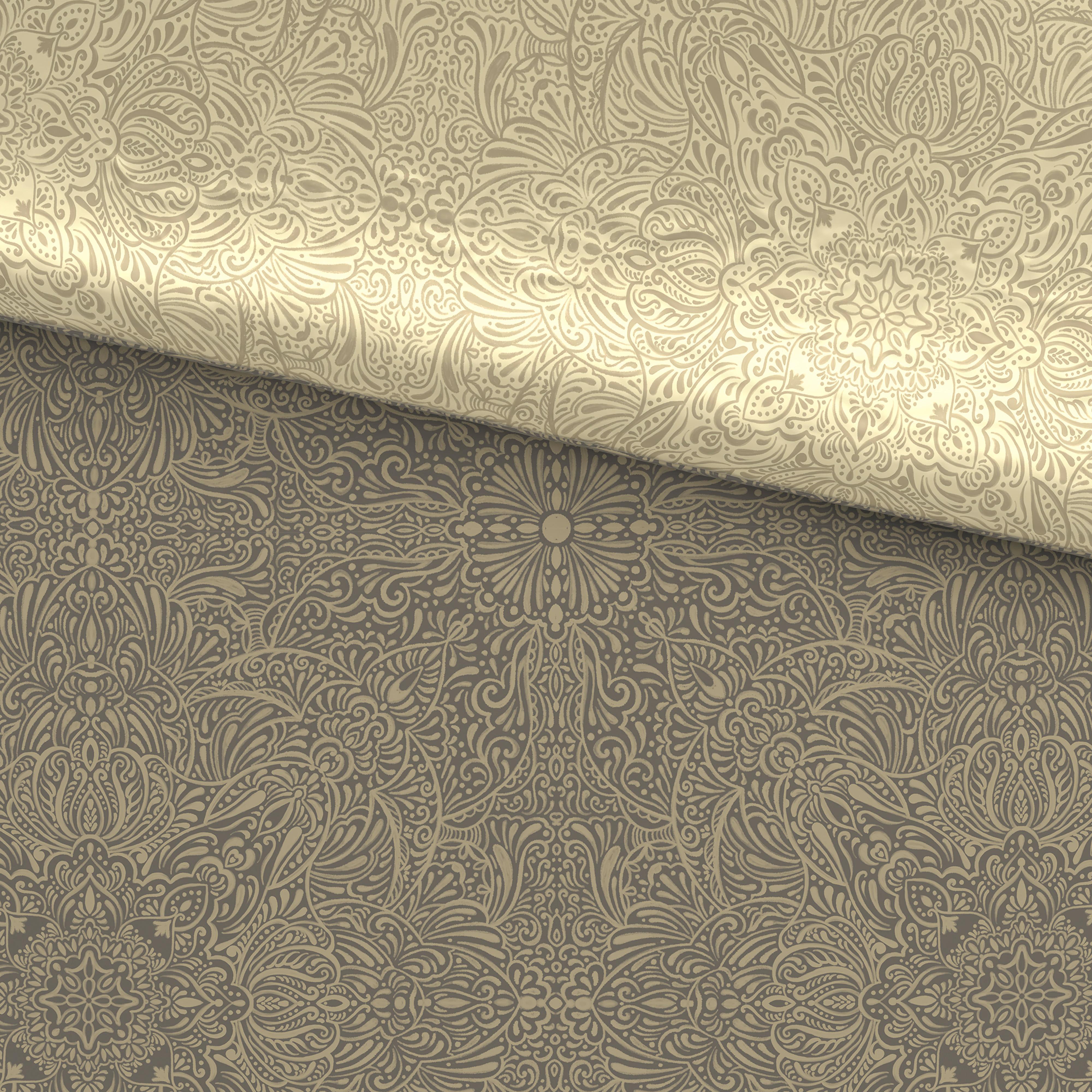 BETTWÄSCHESET BELLA WENDE - Grau, Modern, Textil (160/210cm) - Mömax