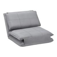 Schlafsessel Eni Grau Webstoff - Schwarz/Grau, MODERN, Kunststoff/Textil (73/56/72cm) - Bessagi Home