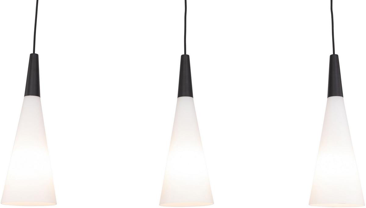 LAMPA WISZĄCA BEAUTY *SBN* - czarny/biały, Trend, metal/szkło (111/16/150cm) - Novel