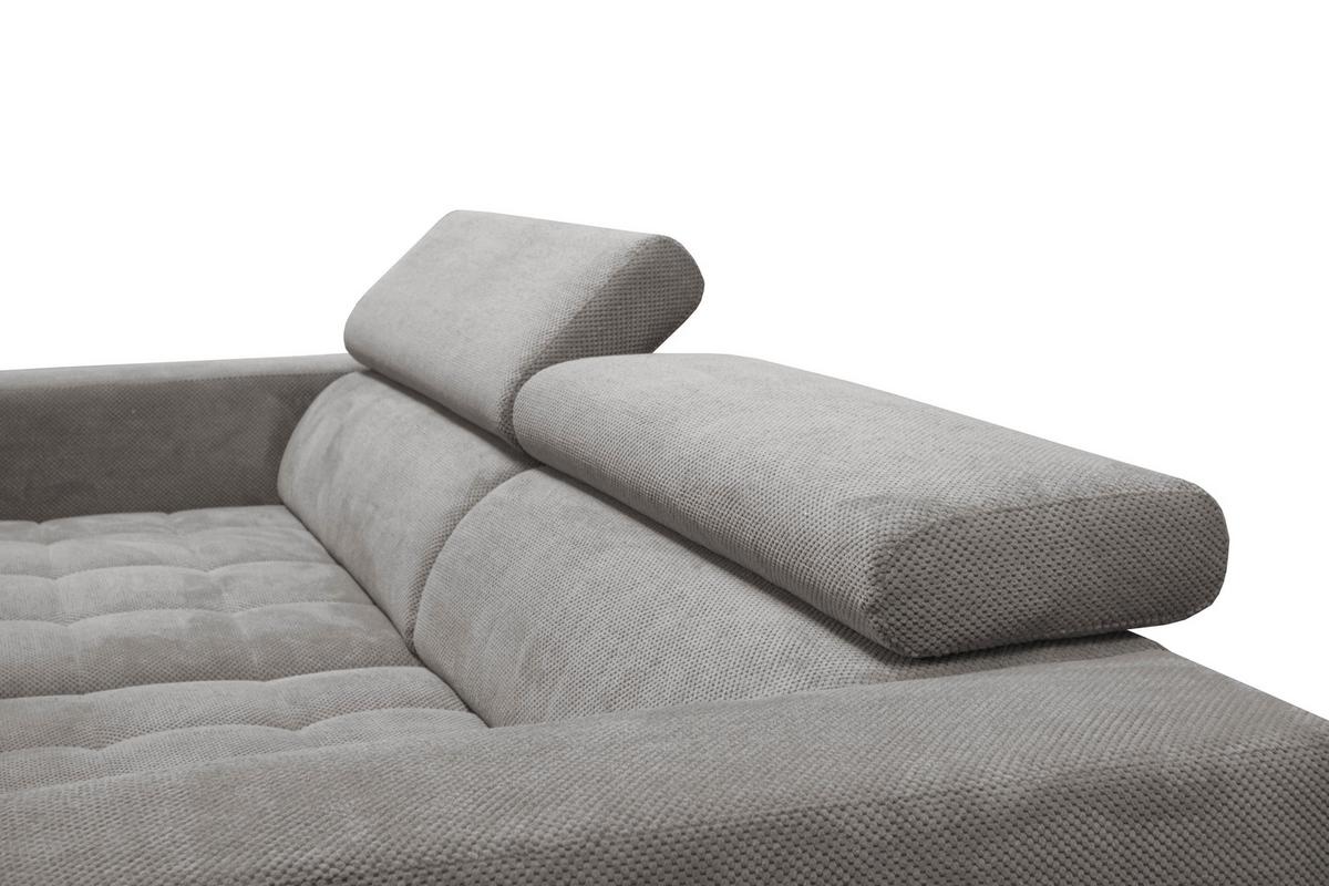 Kutna Garnitura Portland - siva/crna, Moderno, tekstil/plastika (197/78-98/275cm) - Premium Living