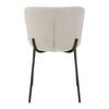 STOL NOEMIE - beige/svart, Modern, metall/trä (46/79/56cm) - Bessagi Home