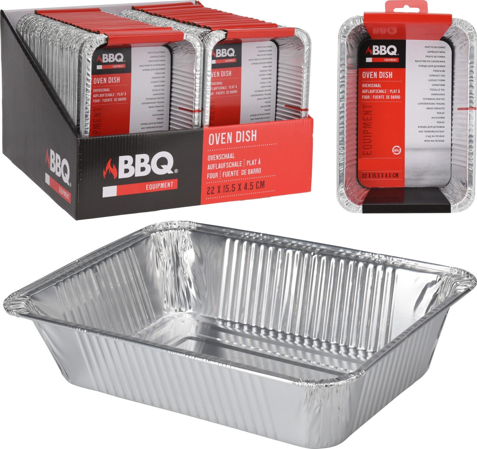 Grilltálca Bbq - Konventionell, fém (22/15,5/4,8cm)