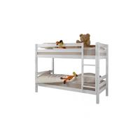 Etagenbett Lupo R aus Buche weiß ca. 208x102 cm - Weiß, Basics, Holz (90/200cm) - MID.YOU